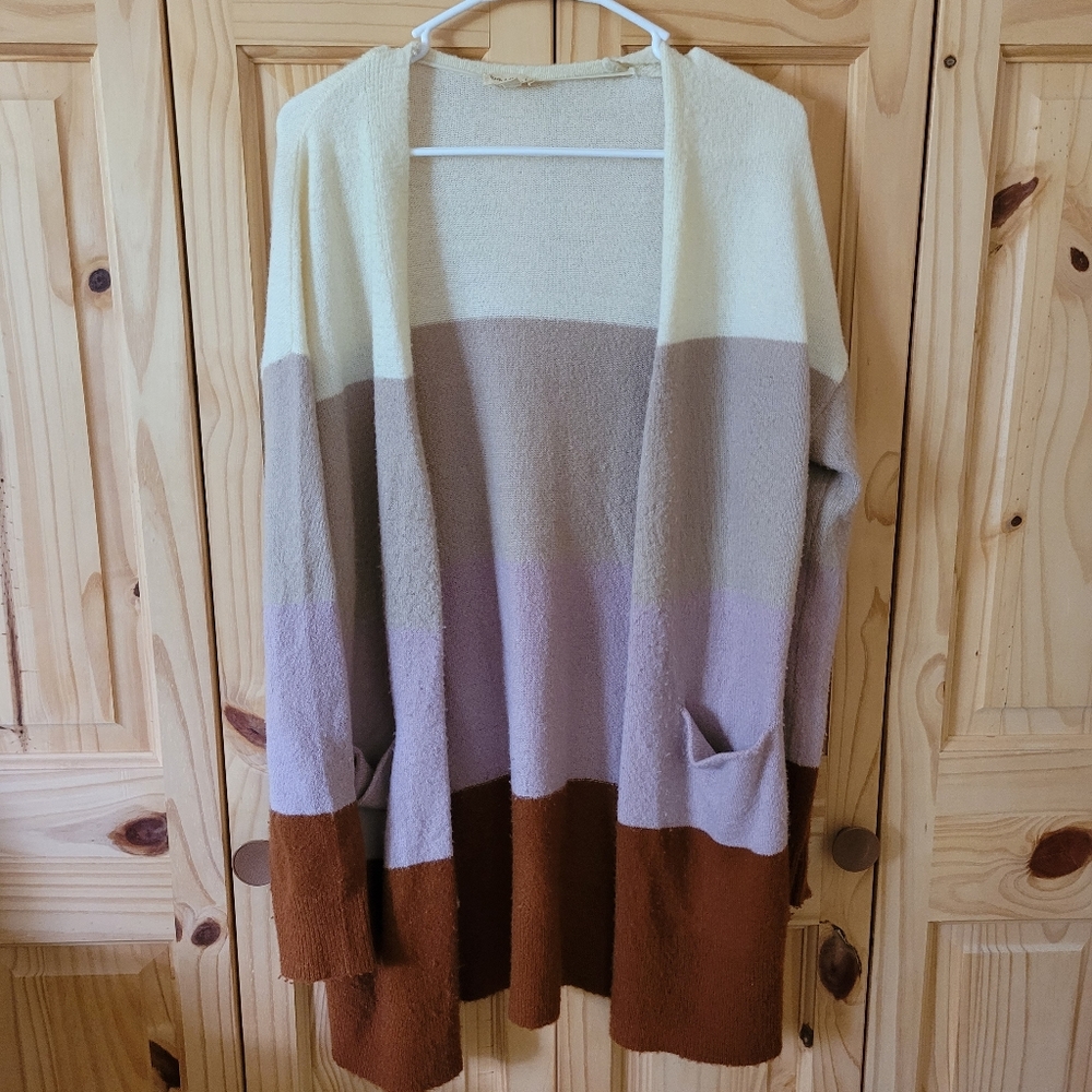 Soft Fall Aumbre Cardigan Sweater